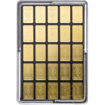 Heimerle + Meule Unity Bar 50 x 1 g - Gold Investment Bar