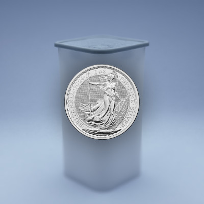 Britannia 1 Oz tube, diameter 38,61 mm - tom