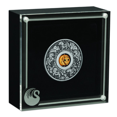 Lunar Rotating Horse - 1 Oz - Samlermønt i sølv