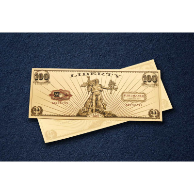 Gaudens' Liberty - 24k guldseddel - ethvert år