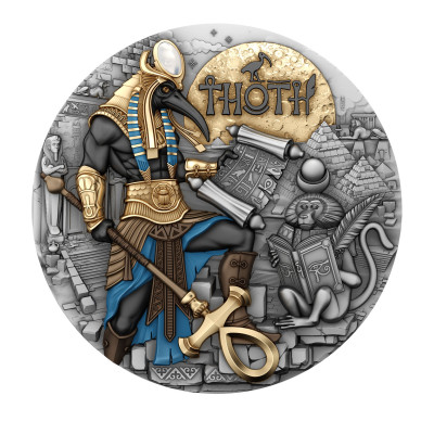 Thoth - 2 Oz - Samlermønt i sølv