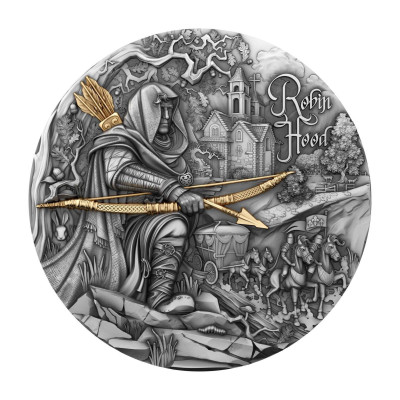 Robin Hood - 2 Oz - Samlermønt i sølv