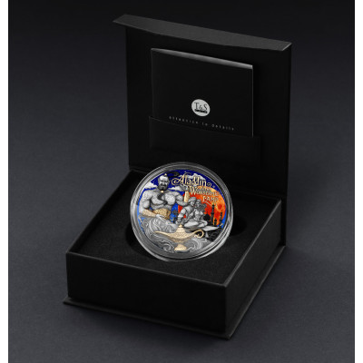 Aladdin og den magiske lampe - 2 Oz - Samlermønt i sølv