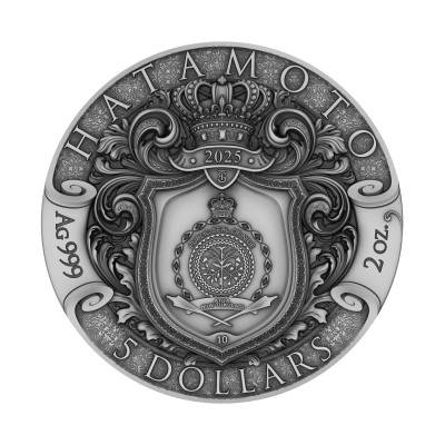 Hatamoto - 2 Oz - Samlermønt i sølv