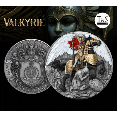 Valkyrie - 2 Oz - Sølv samlemønt