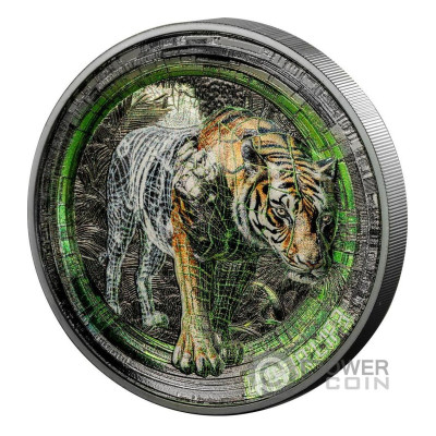 Tiger Other Life - 3 Oz - Samlermønt i sølv