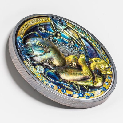 Baby Cyborg Revolution (2022) - 3 Oz Silver Proof-samlermønt