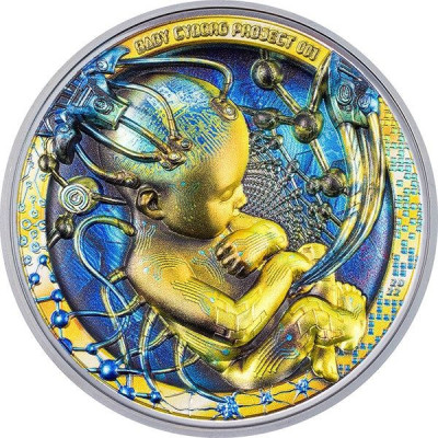 Baby Cyborg Revolution (2022) - 3 Oz - Silver Proof...