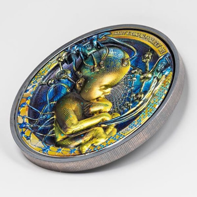 Baby Cyborg Revolution (2022) - 3 Oz Silver Proof-samlermønt