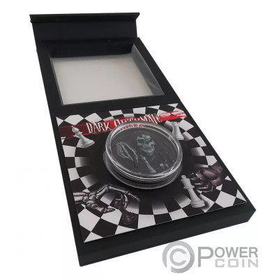 Dark Checkmate (2021) - 3 Oz Silver Proof-samlermønt