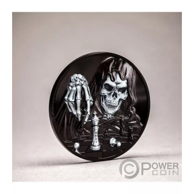Dark Checkmate (2021) - 3 Oz Silver Proof-samlermønt