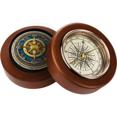 Compass Rose (2026) – 2 oz – sølv-samlermønt