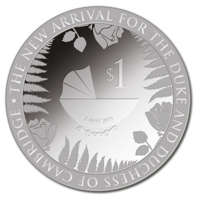 Royal Baby 2015  – 1 Oz – sølv-proof-samlermønt